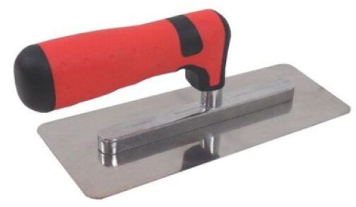 Hladítko nerezové s pogumovanou rukojetí benátské 200 x 90/80 mm