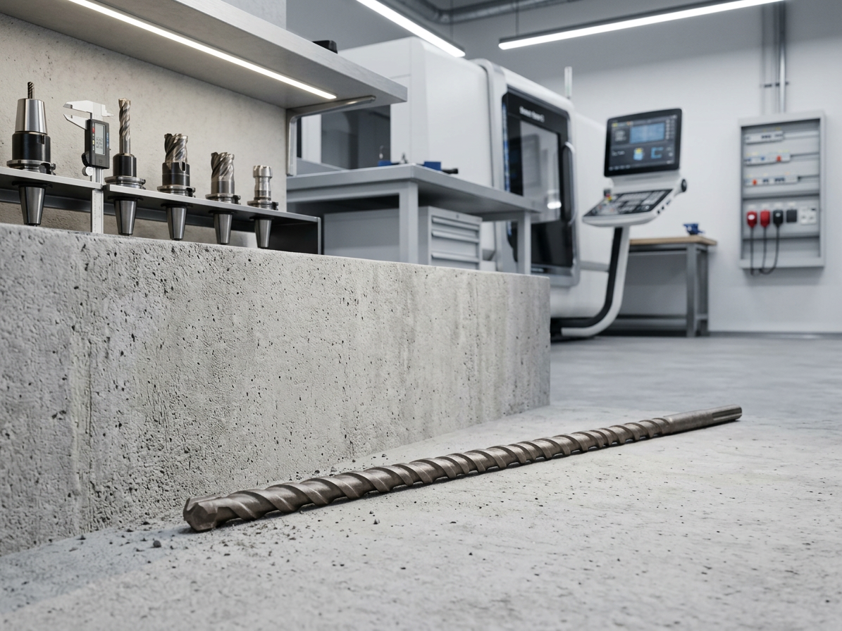 Vrták SDS + s vidiovým křížovým hrotem pro zdivo a beton 12 x 450 mm