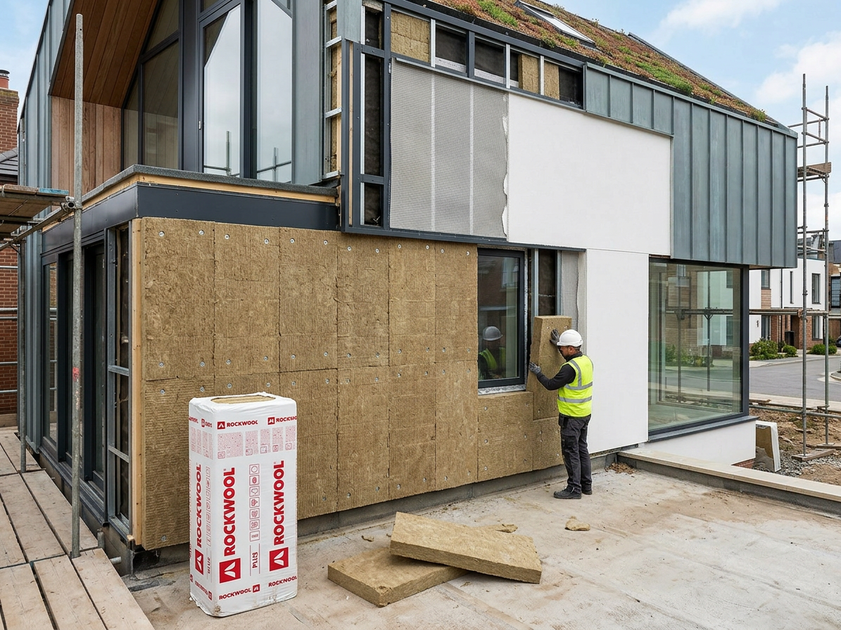 Tepelná izolace Rockwool Frontrock Plus 120 mm (1,8 m²/bal.)