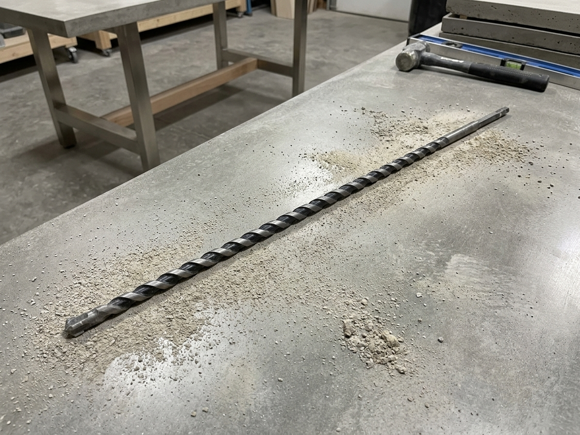 Vrták SDS + s vidiovým křížovým hrotem pro zdivo a beton 22 x 450 mm