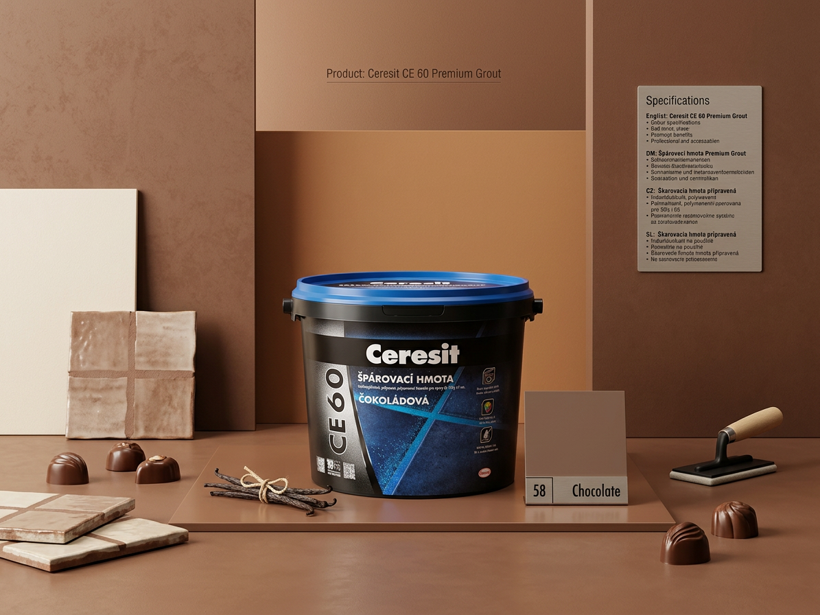 Hmota spárovací Ceresit CE 60 - chocolate 2 kg