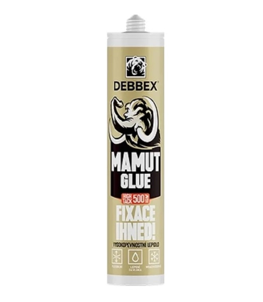 Lepidlo Den Braven MAMUT GLUE High Tack bílé 290 ml