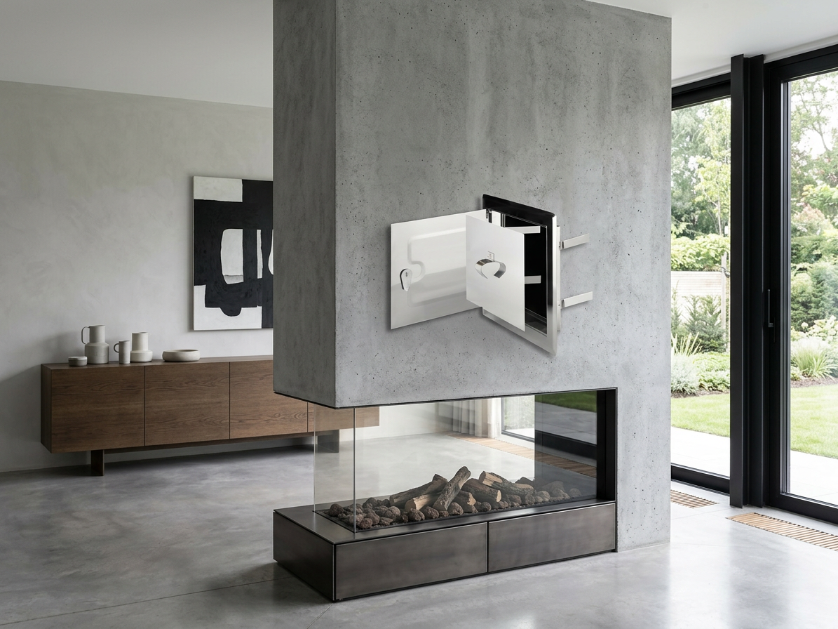 Komínová dvířka 150x250mm nerez