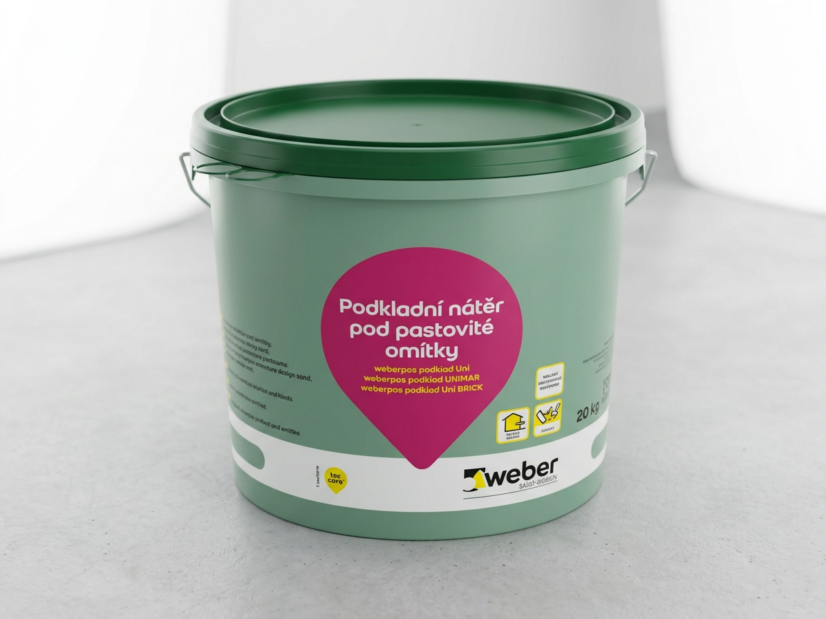 Nátěr základní zelený weberpas podklad UNI 20 kg
