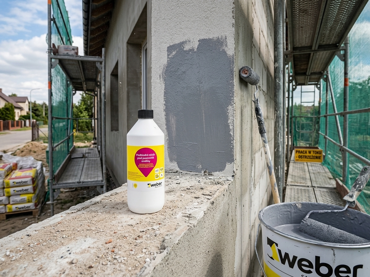 Nátěr základní šedý weberpas podklad UNI 1 kg