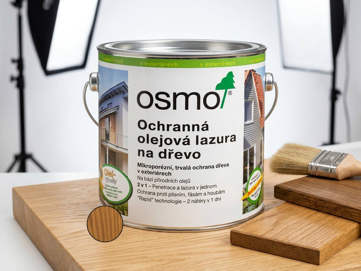 Lazura olejová ochranná Osmo 707 ořech 0,75 l