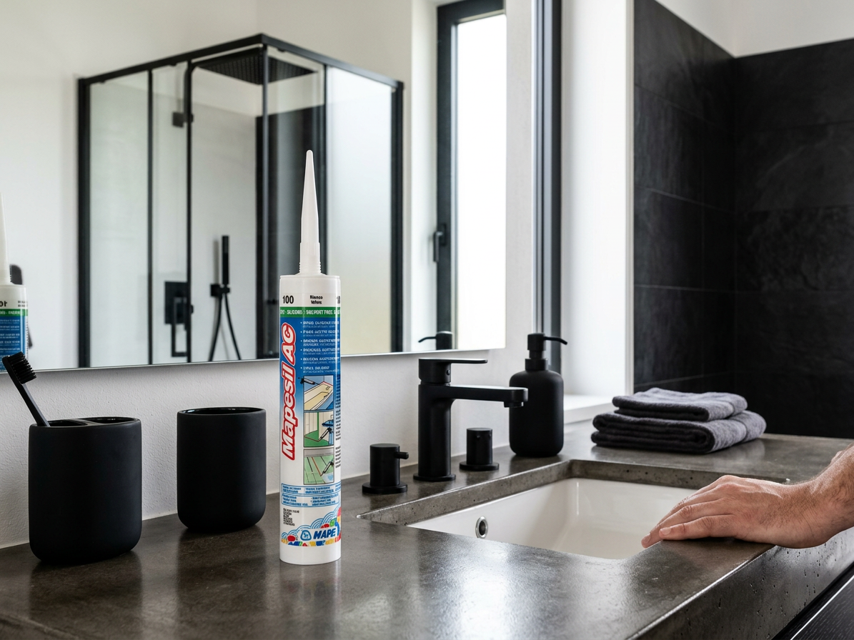 Tmel silikonový Mapei Mapesil AC 120 černá 310 ml