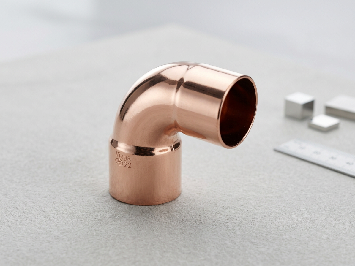 Koleno 90° pájecí Sanha Cu 5092 - 22 mm MF