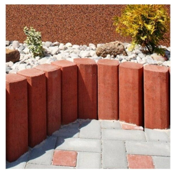 Palisáda betonová BEST PREMIUM červená 110×110×400 mm