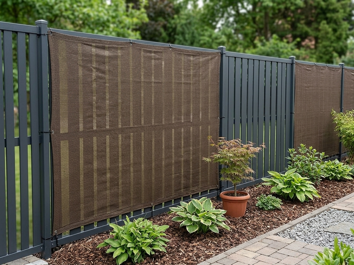Síť stínící hnědá 2 x 10 m 150 g/m2