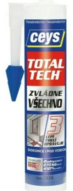Tmel lepicí Ceys TOTAL TECH Express transparent 290 ml