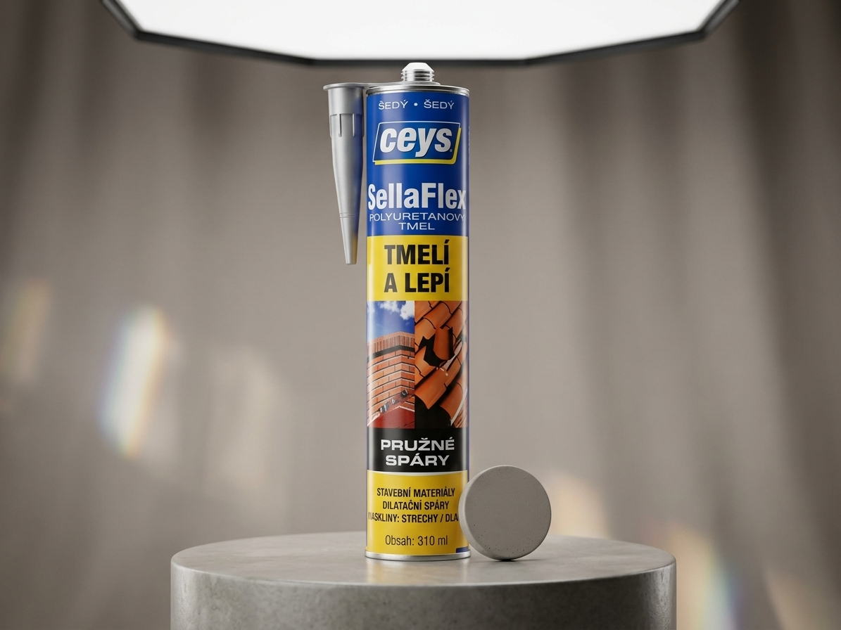 Tmel polyuretanový Ceys SellaFlex šedý 310 ml
