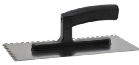 Hladítko nerez zub 6 mm 130×270 mm