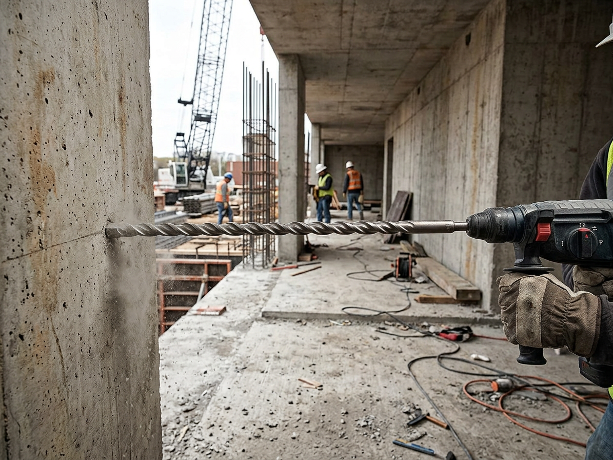 Vrták SDS + s vidiovým křížovým hrotem pro zdivo a beton 12 x 1000 mm