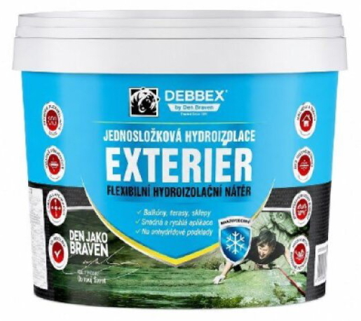 Hydroizolace 1K EXTERIÉR Den Braven 2,5 kg