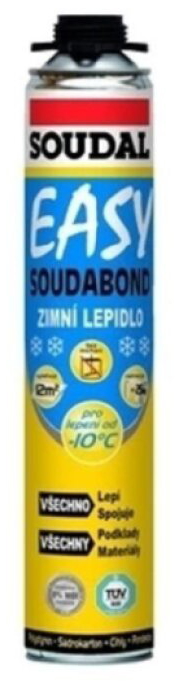 Pěna lepicí Soudal SOUDABOND EASY pistolová zimní 750 ml