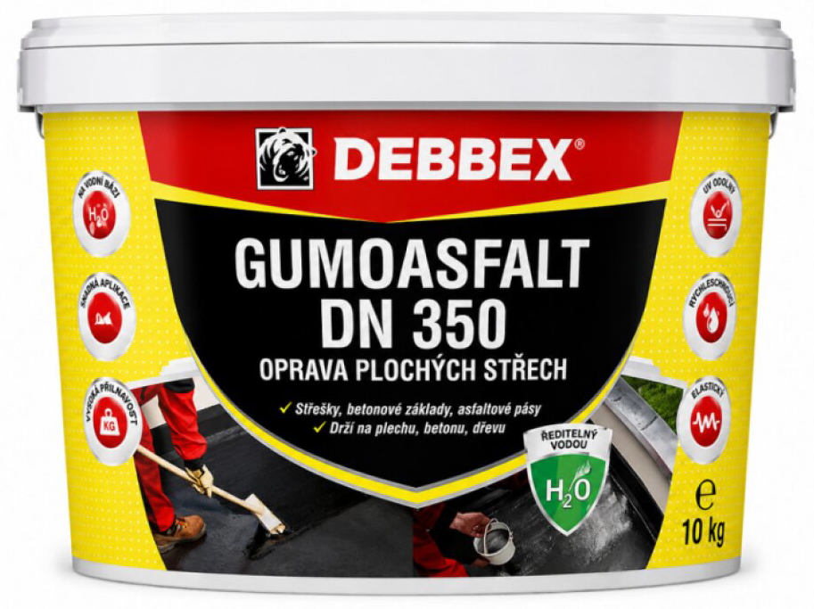 Gumoasfalt DN 350 DEBBEX na vodní bázi 10 kg