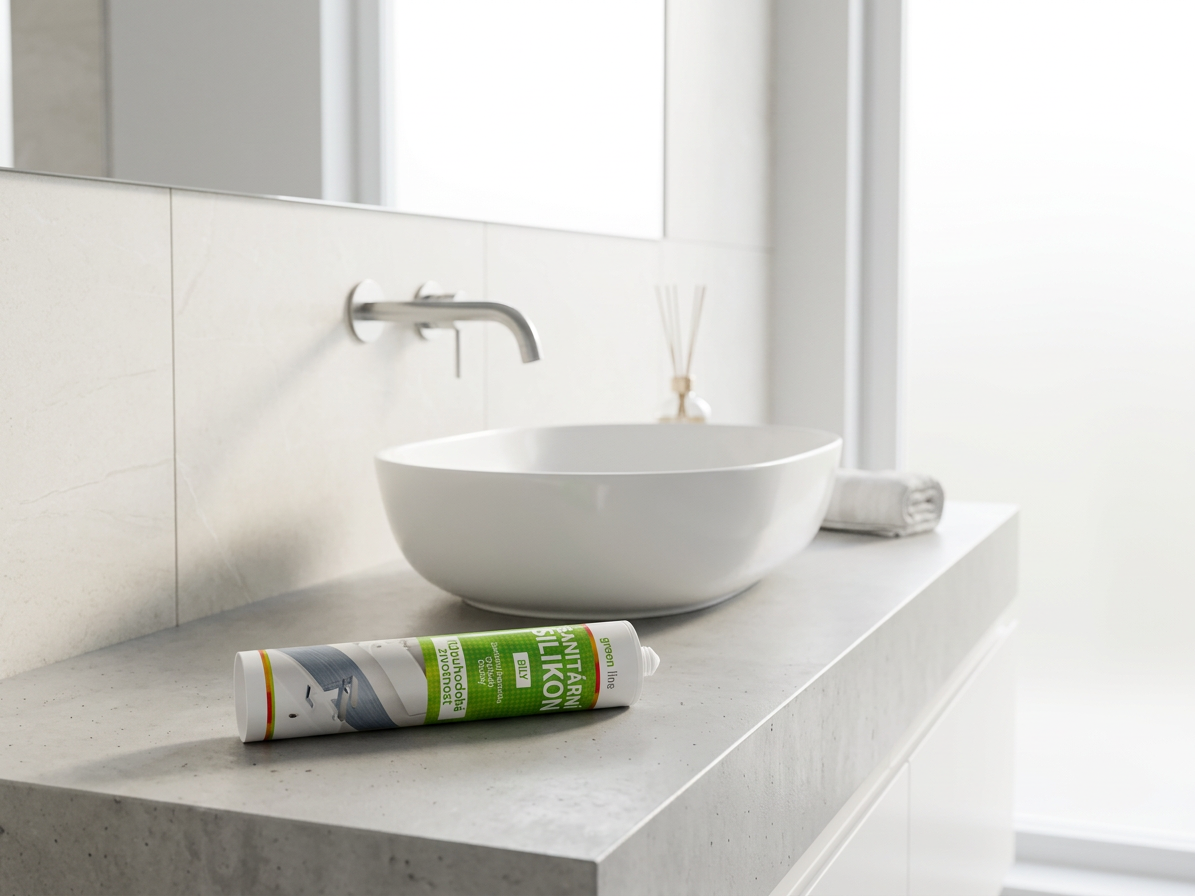 Sanitární silikon 280 ml bílý Green Line