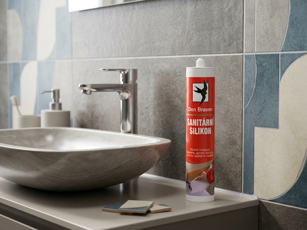 Sanitární silikon bahama Den Braven 280 ml
