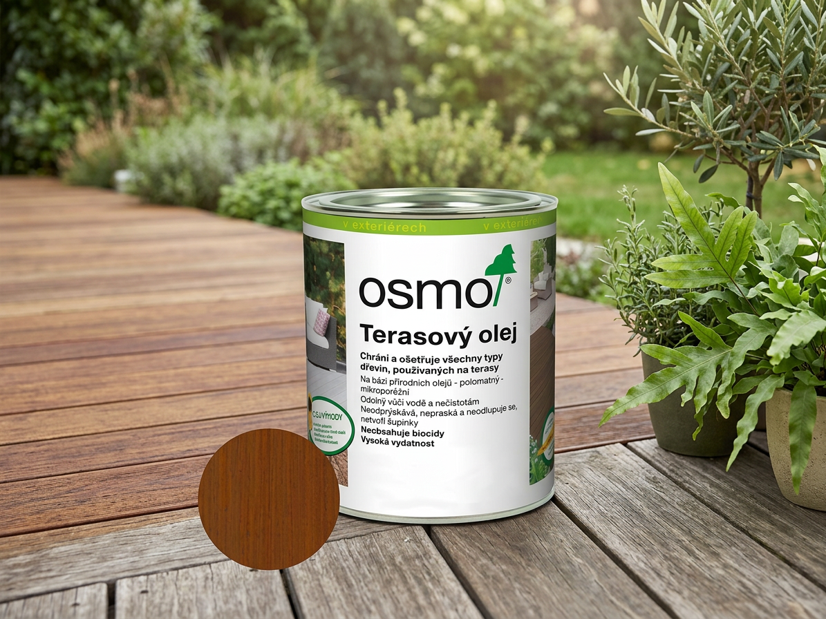 Olej terasový Osmo 016 bangkirai tmavý 0,75 l