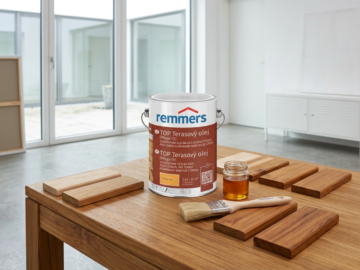 Olej terasový Remmers TOP teak 0,75 l
