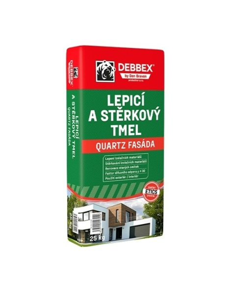 Lepicí a stěrkový tmel Den Braven QUARTZ 25 kg