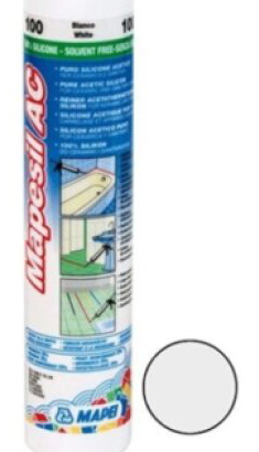 Tmel silikonový Mapei Mapesil AC 111 stříbrošedá 310 ml