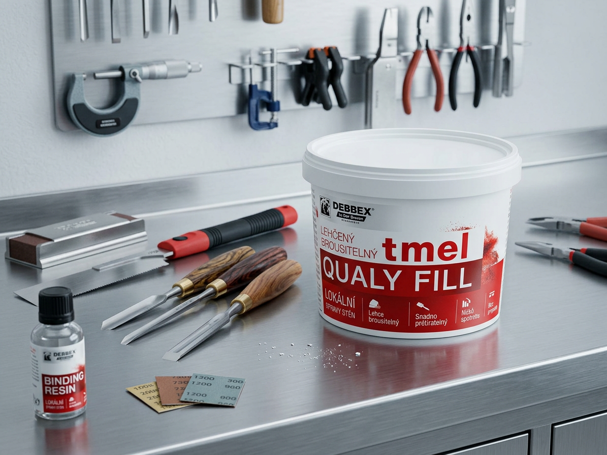 Lehčený brousitelný tmel Qualy Fill 500 ml