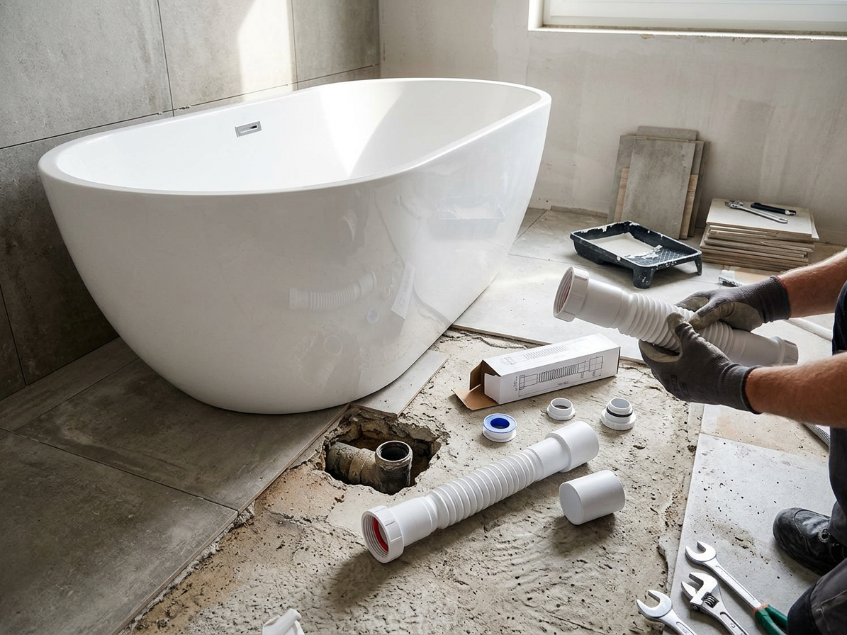 Připojení flexi Alcadrain A770 Premium 6/4"×40/50 plastová matka