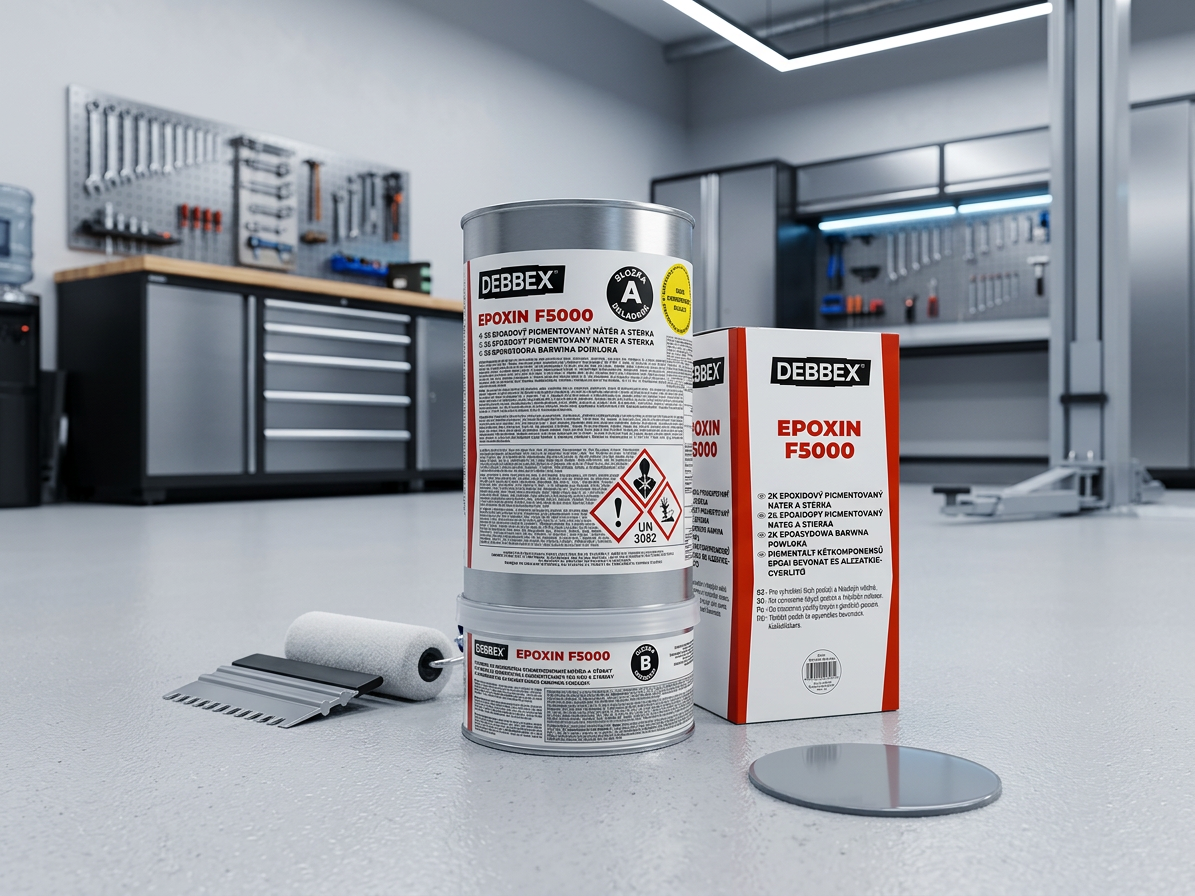 Nátěr epoxidový EPOXIN F5000 RAL5012 světle modrá 5+1 kg