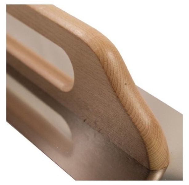 Hladítko nerezové s dřevěnou rukojetí zub 8 mm 500 x 130 mm