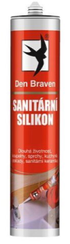 Sanitární silikon šedá světlá - manhattan Den Braven 280 ml