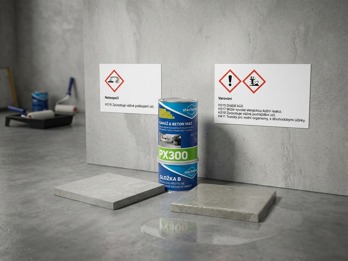 Nátěr epoxidový Stachema PX300 RAL 7045 šedá mat 1 kg