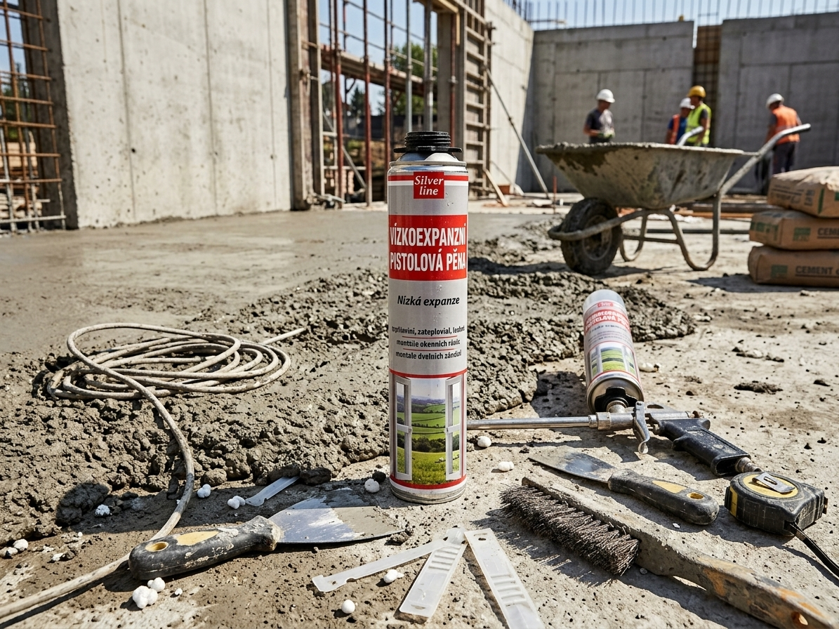Nízkoexpanzní pistolová pěna Silver Line 750 ml