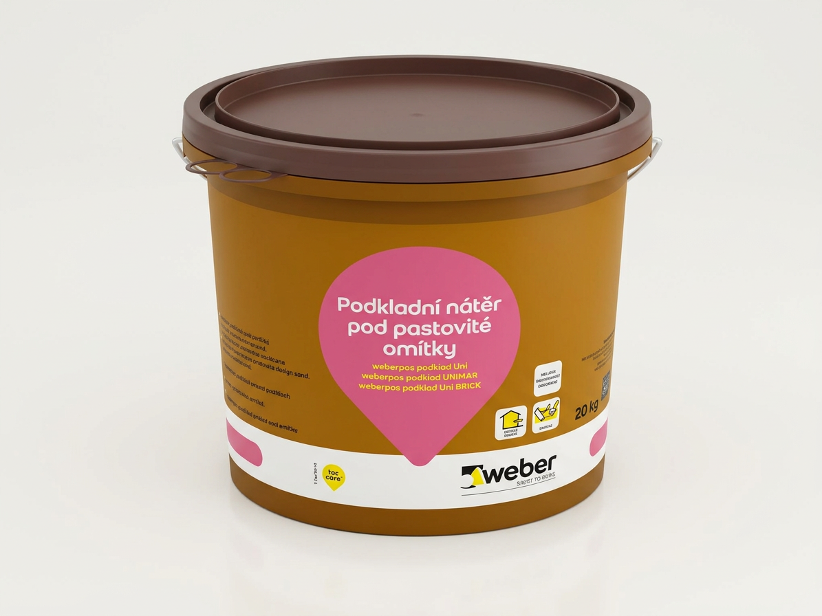 Nátěr základní hnědý weberpas podklad UNI 20 kg