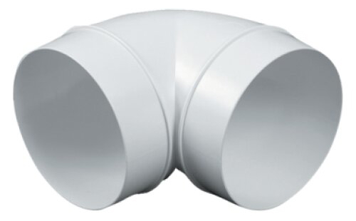 Koleno vodorovné kulaté 90° Ø 125 mm