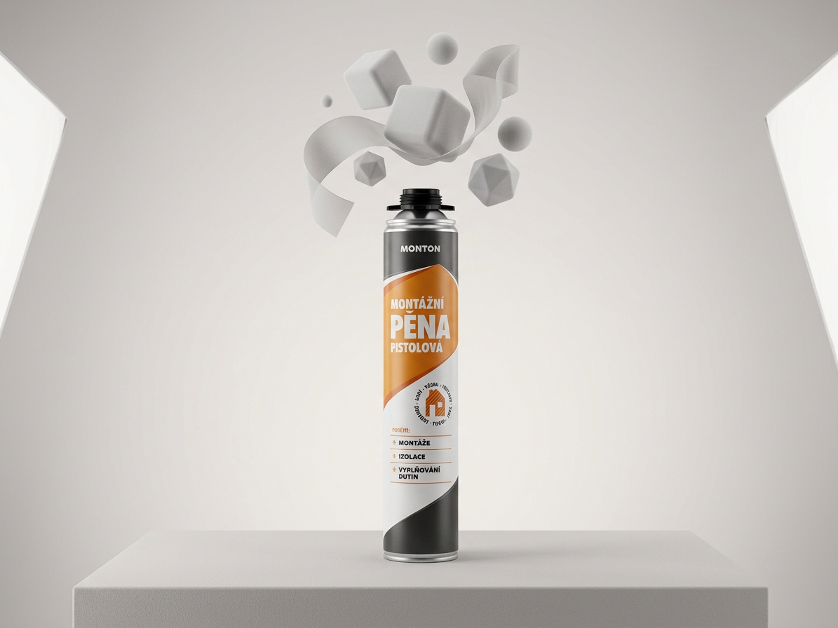 Pěna montážní pistolová Monton 750 ml