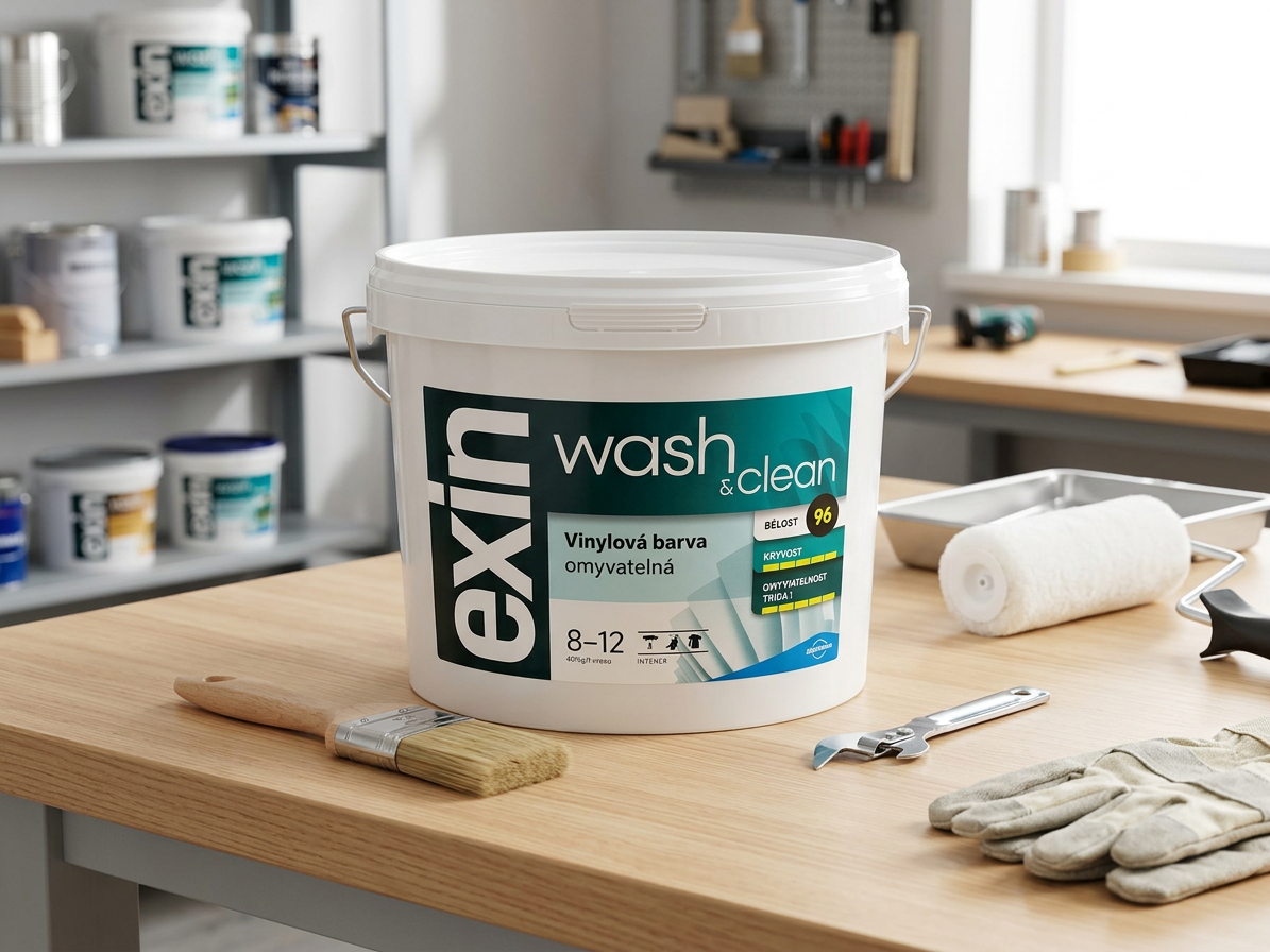 Barva vinylová Stachema EXIN WASH&CLEAN bílá 7 kg