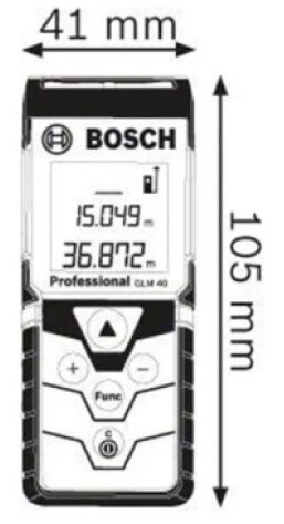 Dálkoměr laserový Bosch GLM 40