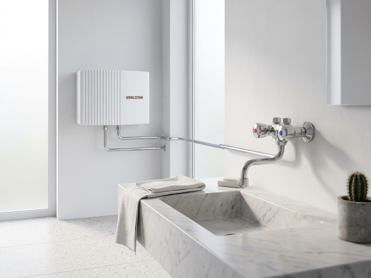 Elektrický průtokový ohřívač Stiebel Eltron EIL 3 Trend s nástěnnou baterií