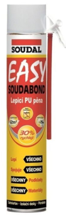 Pěna lepicí Soudal SOUDABOND EASY trubičková 750 ml