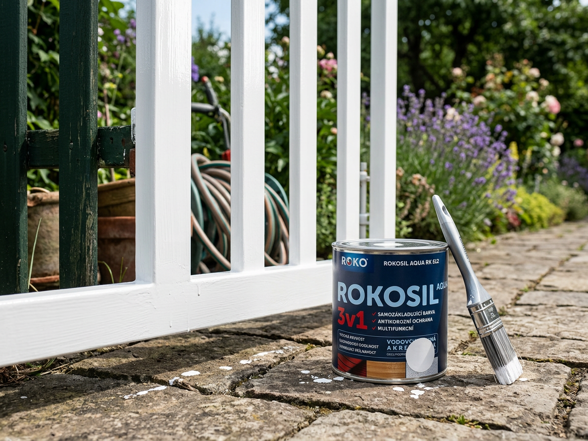 Barva samozákladující Rokosil Aqua 3v1 RK 612 1000 bílá 3 l