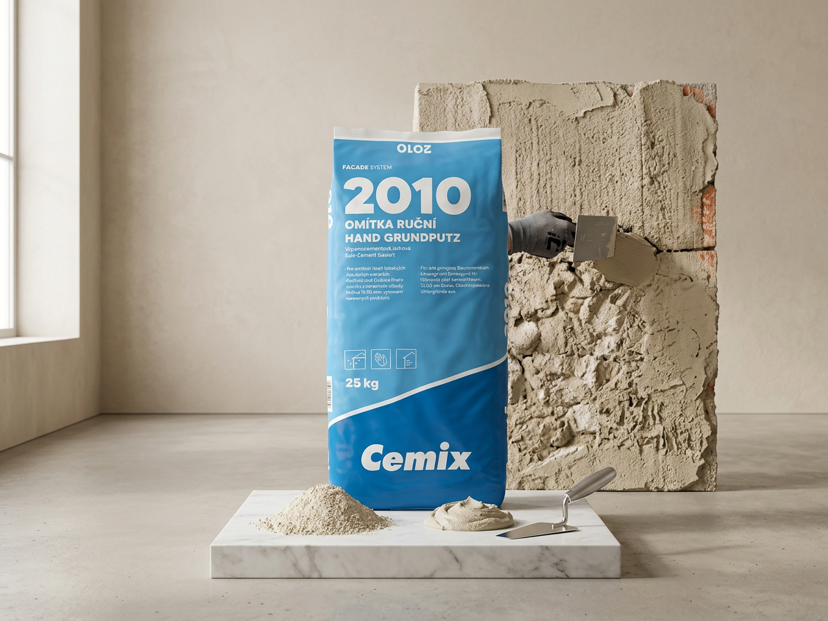 Omítka jádrová ruční Cemix 2010 – 25kg