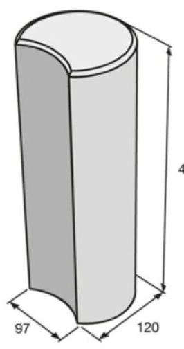 Palisáda Paso PRESBETON NOVA PA 2/80 přírodní 97×120×800 mm
