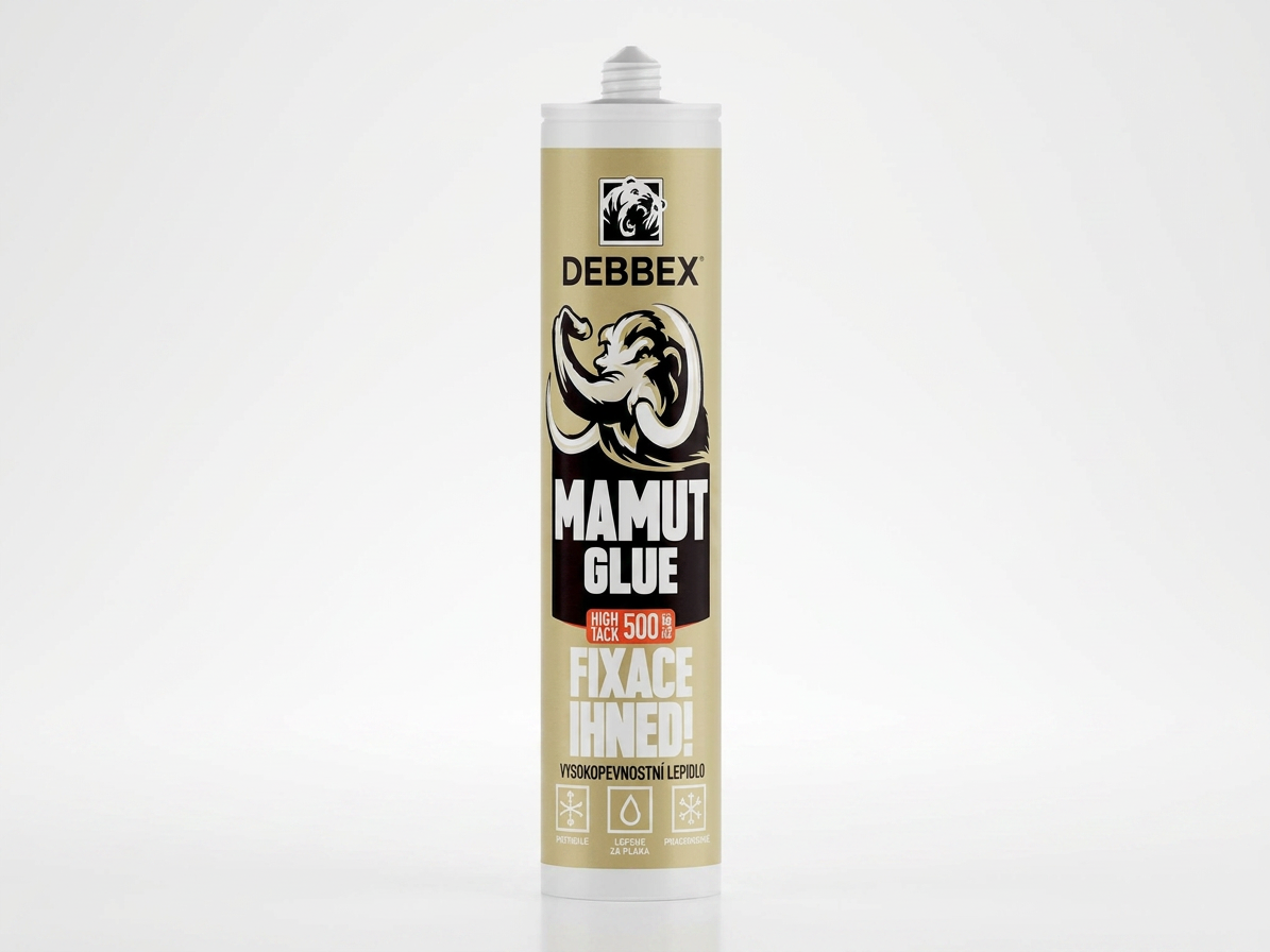 Lepidlo Den Braven MAMUT GLUE High Tack bílé 290 ml