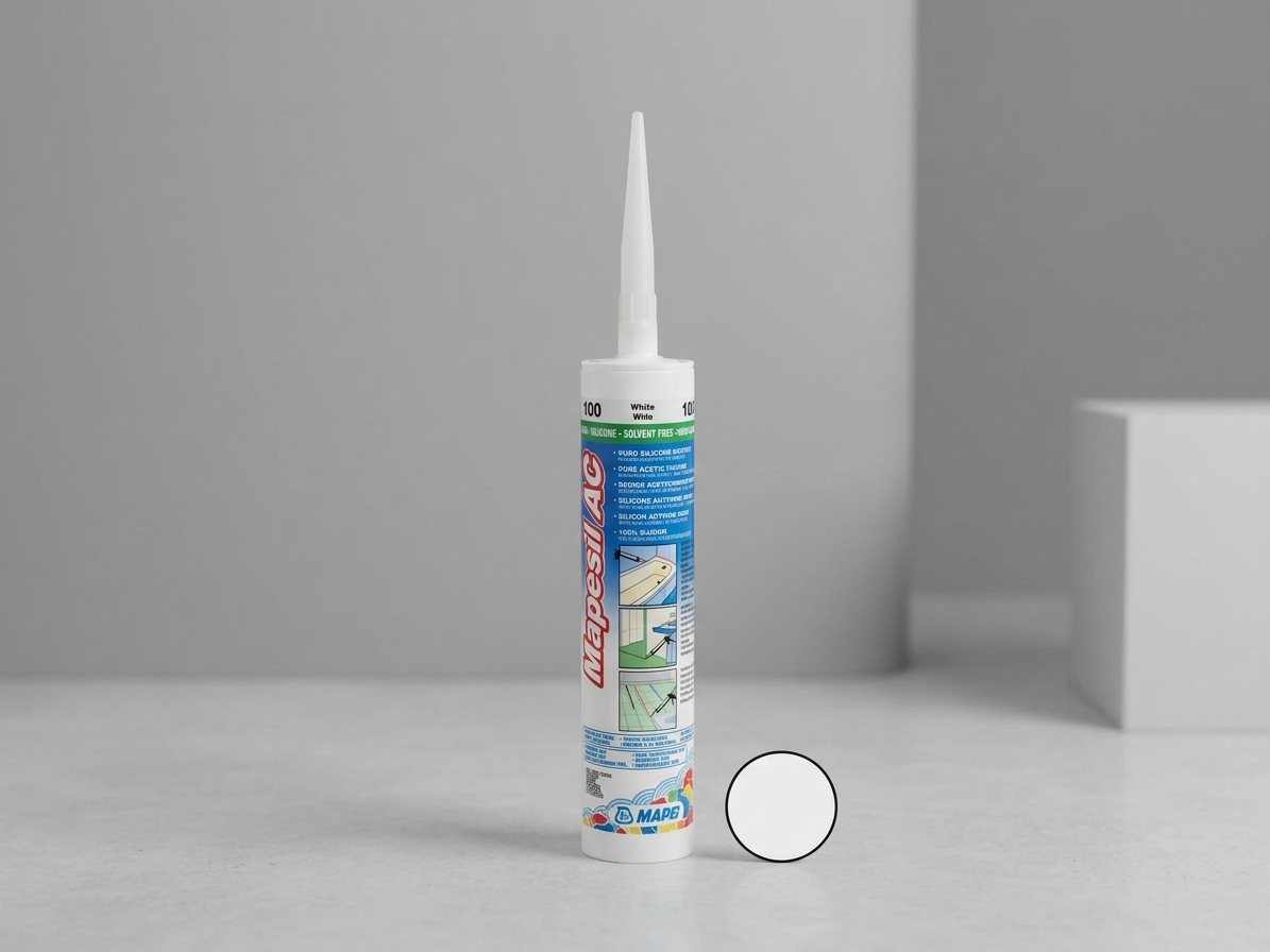Tmel silikonový Mapei Mapesil AC 111 stříbrošedá 310 ml