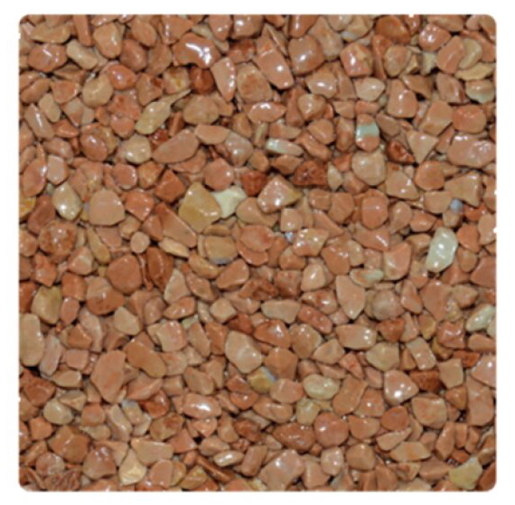 Mramorové kamínky cihlově červené 3 – 6 mm 25 kg