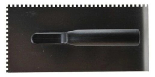 Hladítko nerez zub 4 mm 130×270 mm