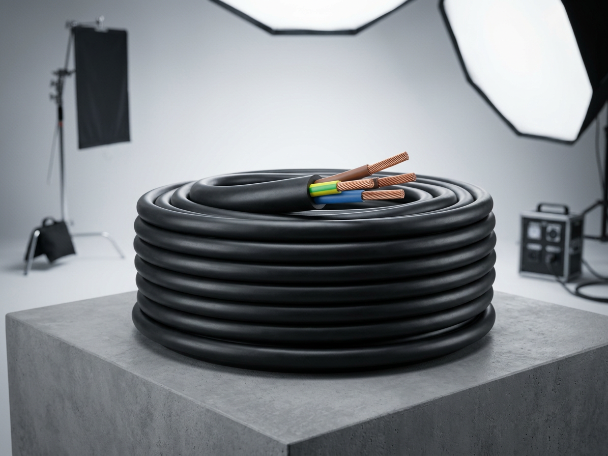 Kabel flexibilní pryžový H05RR-F 3G1,5 (100 m/bal.)