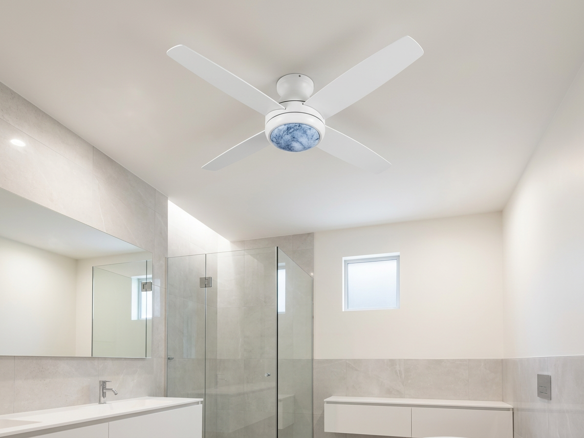 Stropní odtahový ventilátor s pohybovým čidlem Ø 100 mm